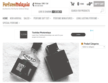 Tablet Screenshot of perfume-malaysia.com